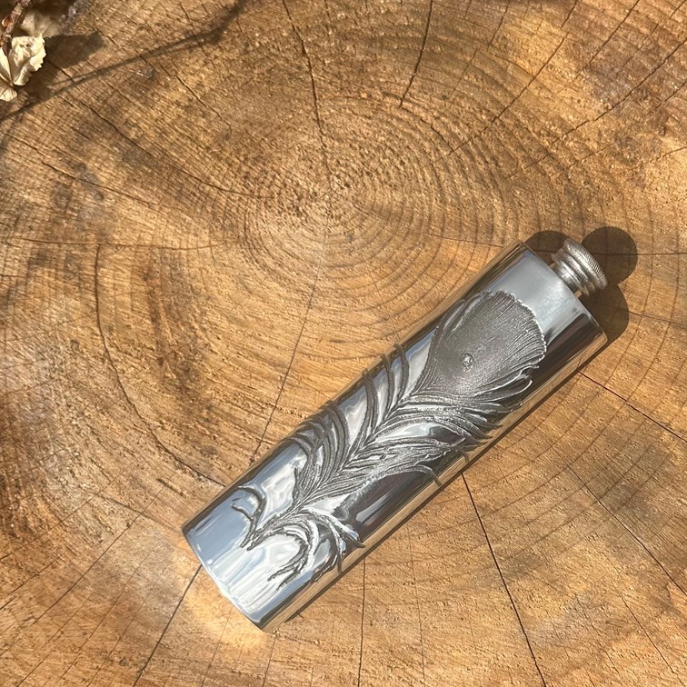 3oz Peacock Purse Flask