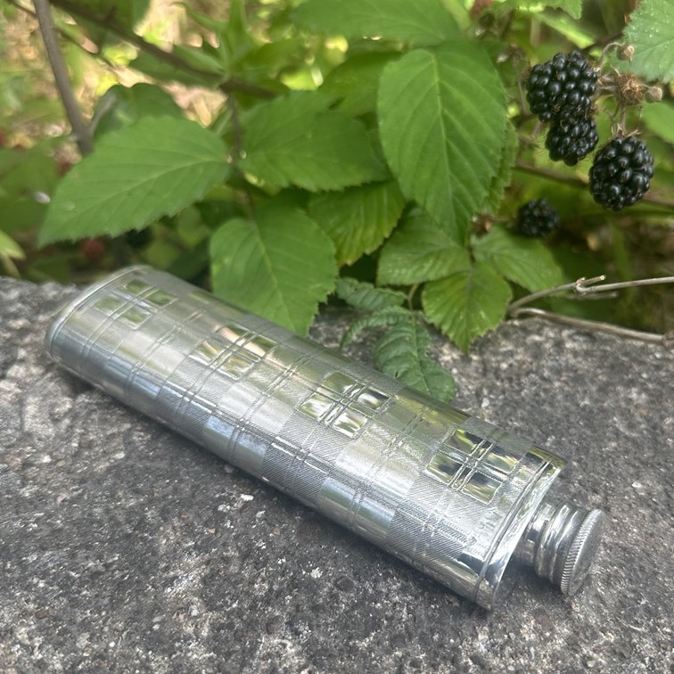 3oz Tartan Pewter Purse Flask 3oz Tartan Pewter Purse Flask