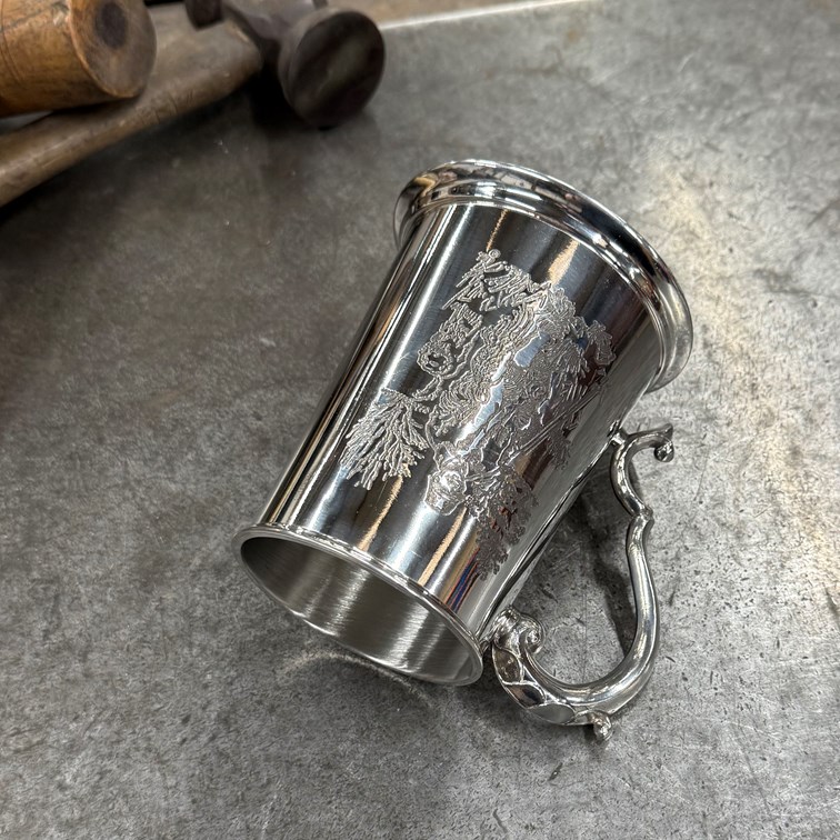 Shooting Scene One Pint Pewter Tankard Shooting Scene One Pint Pewter Tankard