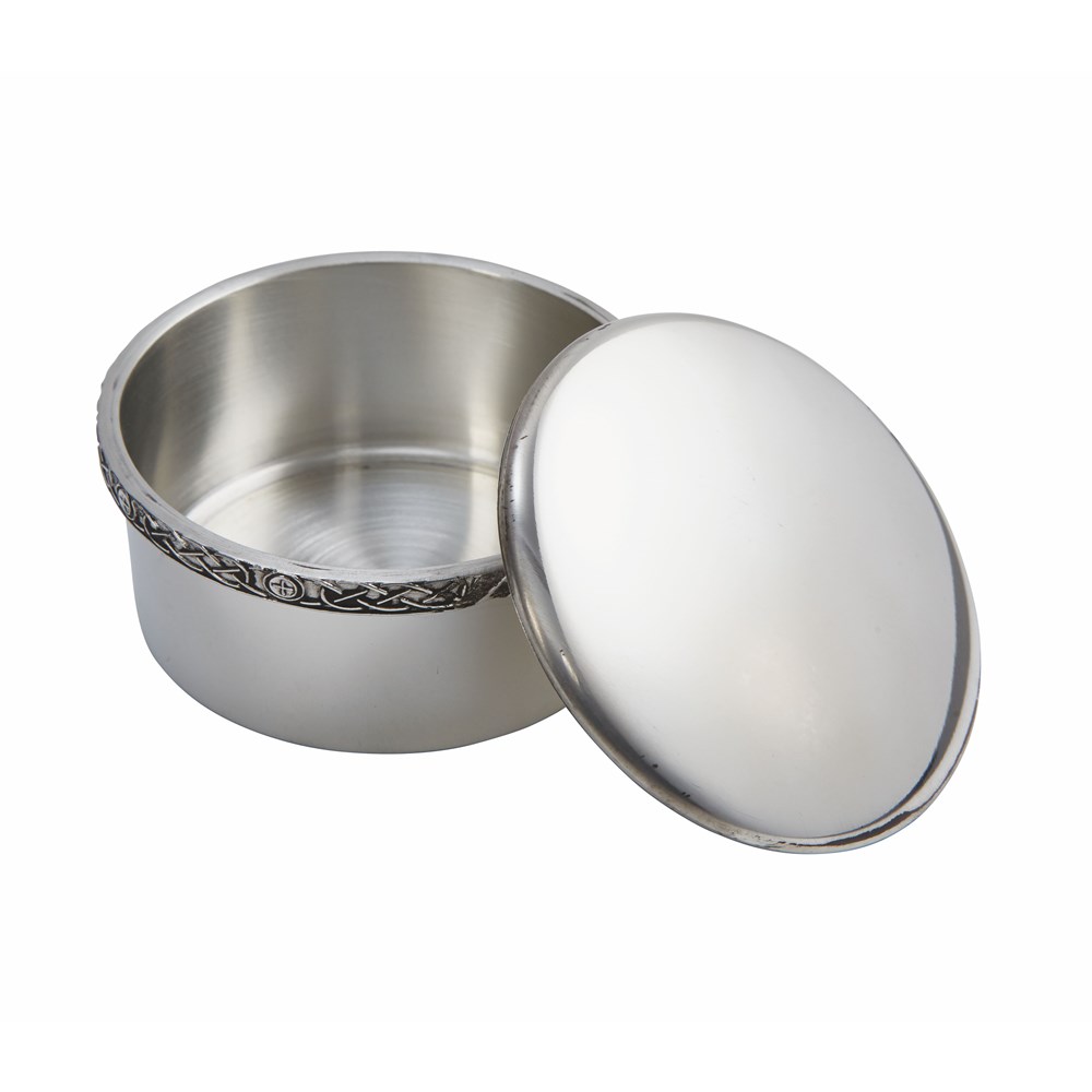 Medium Celtic Pewter Trinket Box