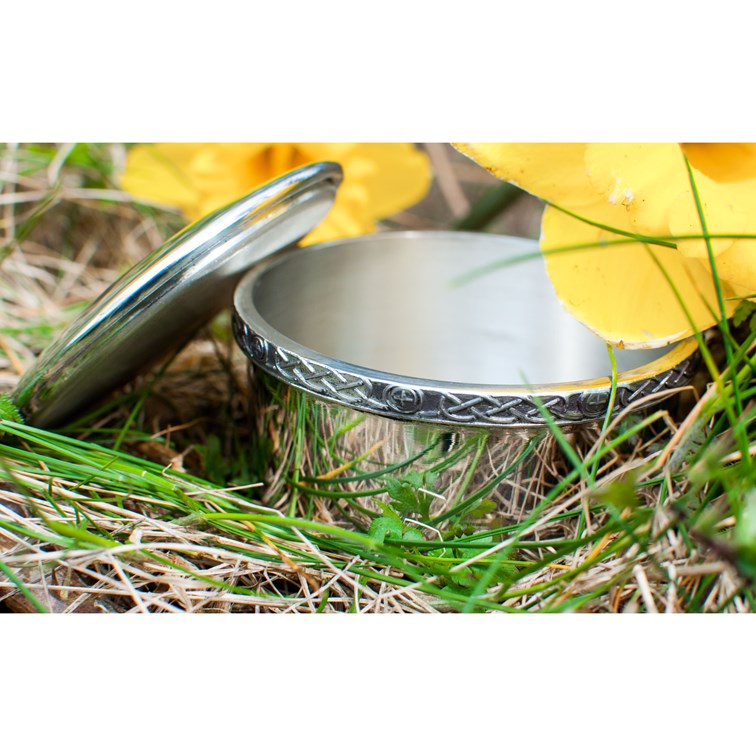 Medium Celtic Pewter Trinket Box