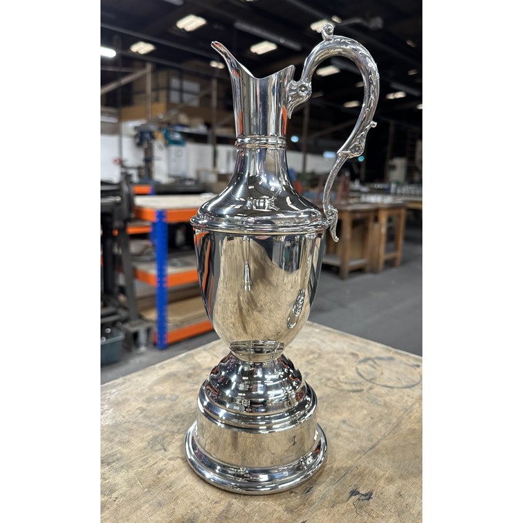 Large Pewter Claret Jug