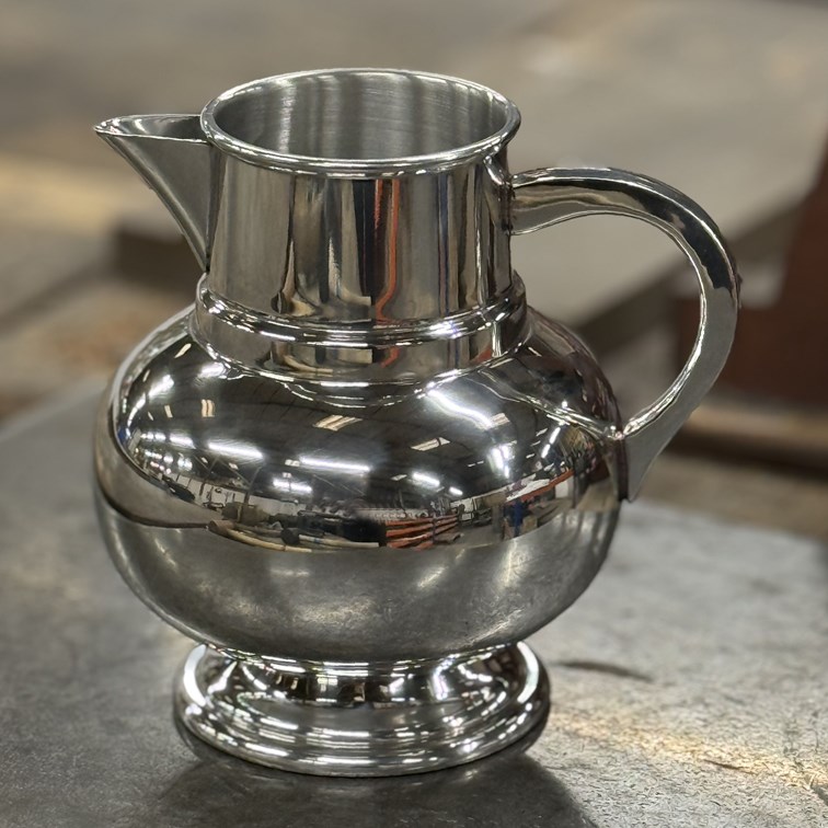 Medium Pewter Water Jug  Beer Pitcher