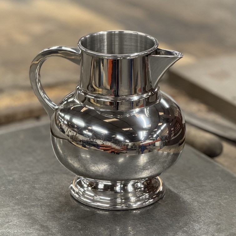 Medium Pewter Water Jug  Beer Pitcher