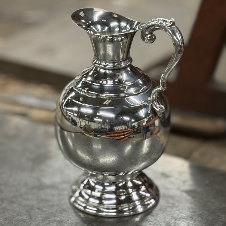 Pewter Grecian Wine Jug Pewter Grecian Wine Jug