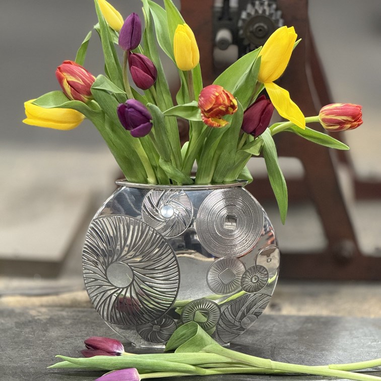 Millstones Large Round Vase