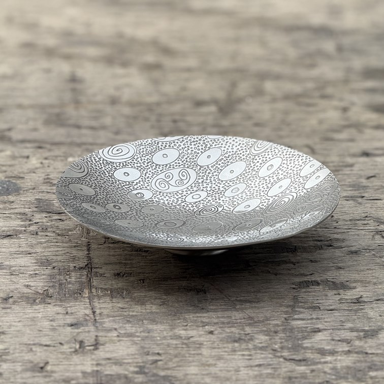 Ovals Pewter Bowl