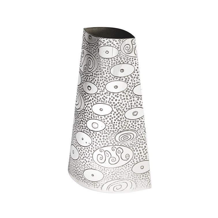Ovals Pewter Budvase Ovals Pewter Budvase