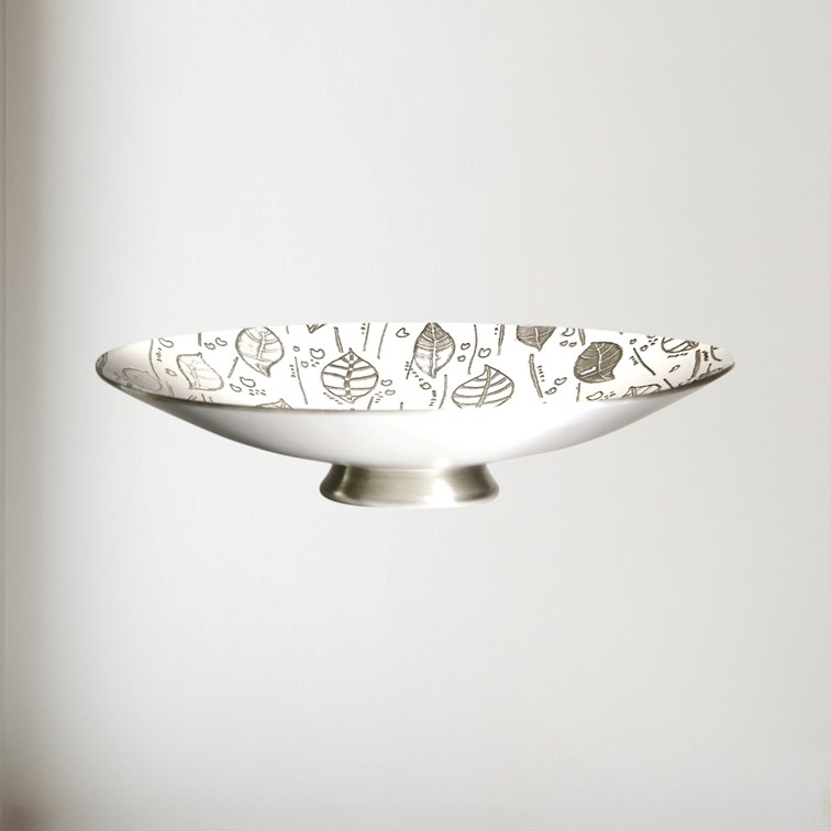 Leaf Pewter Bowl