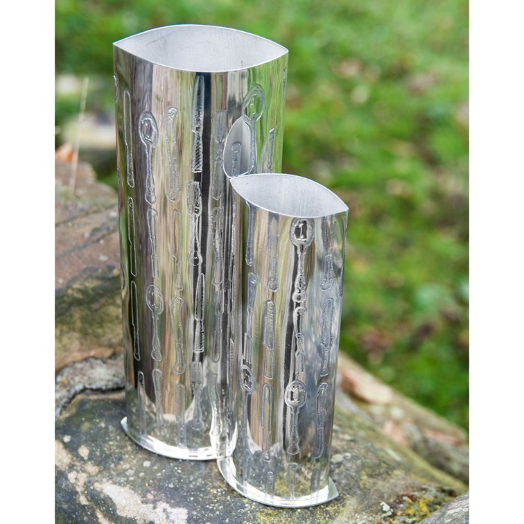 Knife Fork Spoon Pewter Budvase