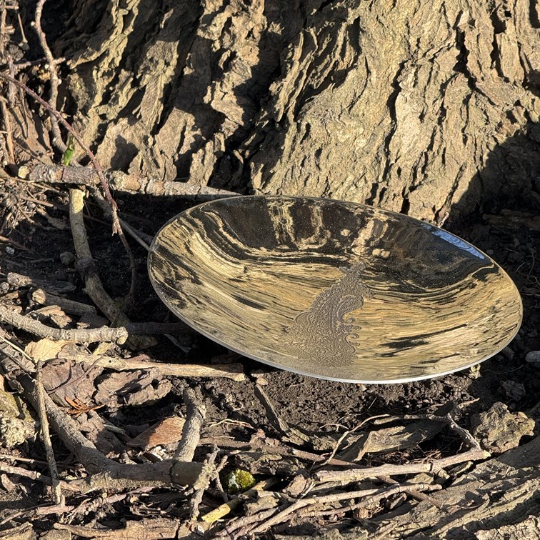 Paisley Pewter Bowl Paisley Pewter Bowl