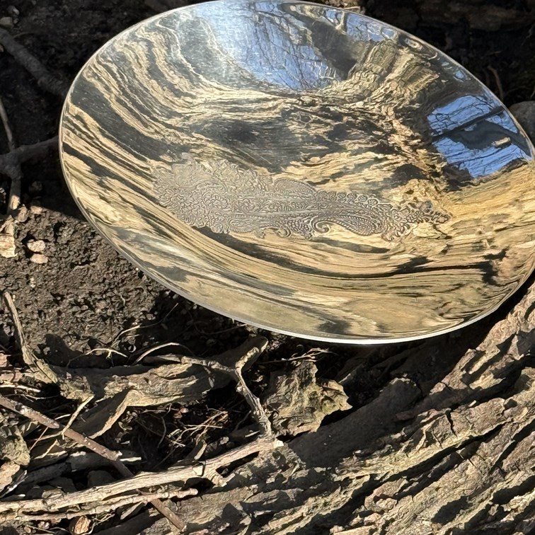 Paisley Pewter Bowl Paisley Pewter Bowl