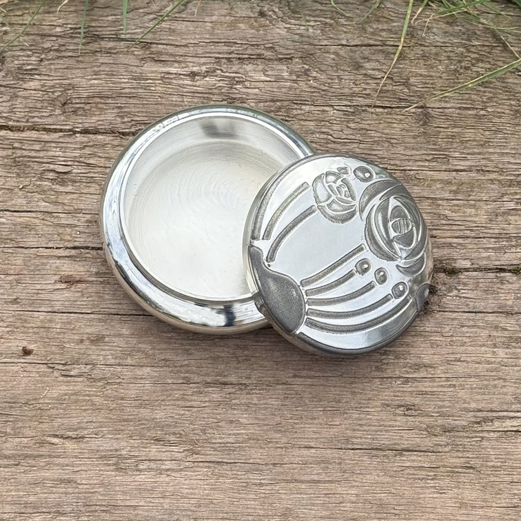 Pewter Charles Rennie Mackintosh Trinket Box