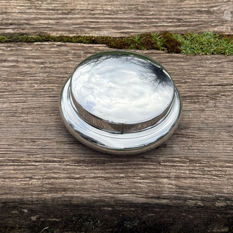 Plain Georgian Pewter Trinket Box