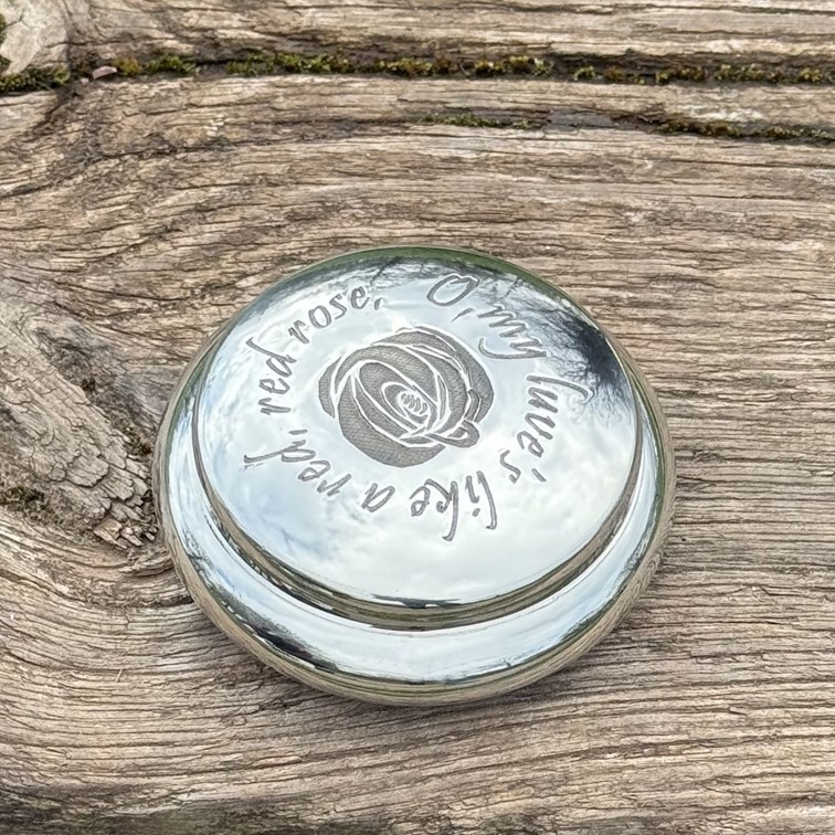 Red Red Rose Trinket Box