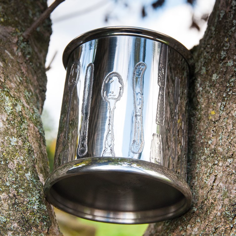 Knife Fork Spoon Pewter Candle Votive Knife Fork Spoon Pewter Candle Votive