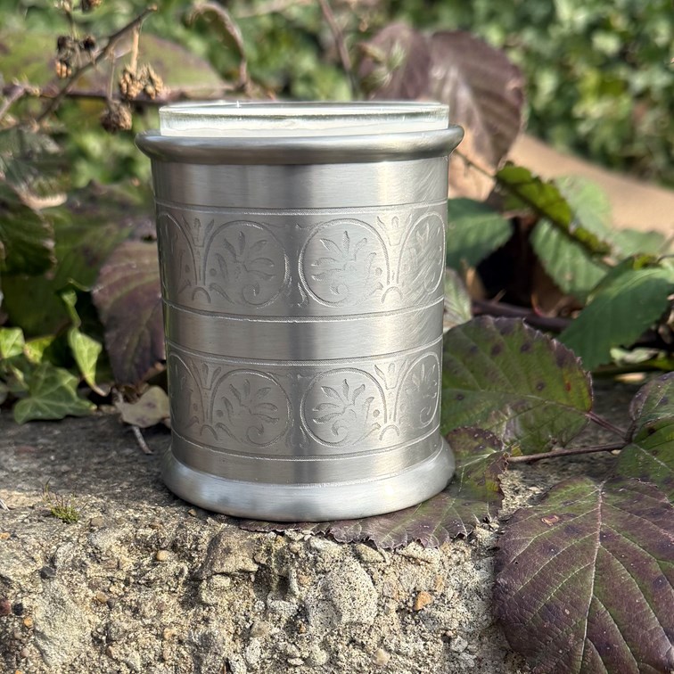 Medieval Antique Finish Pewter Candle Votive Medieval Antique Finish Pewter Candle Votive