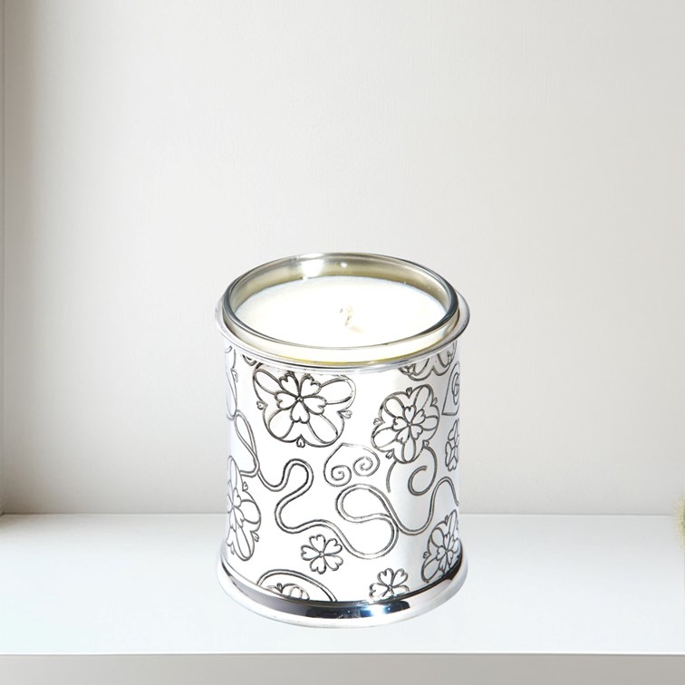Yorkshire Rose Pewter Candle Votive Yorkshire Rose Pewter Candle Votive