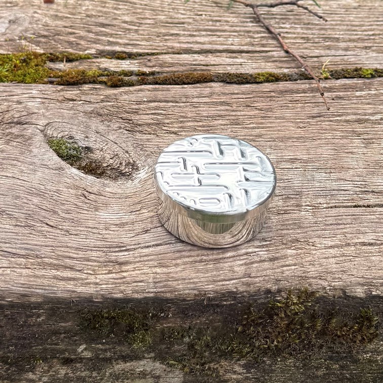 Small Metropolitan Pewter Trinket Box