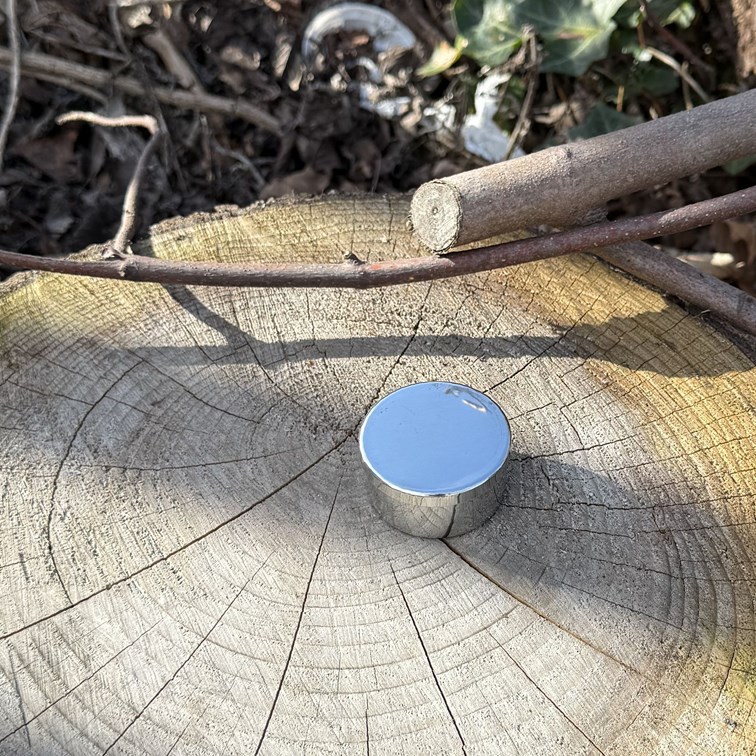 Plain Pewter Small Trinket Pill Box Plain Pewter Small Trinket Pill Box