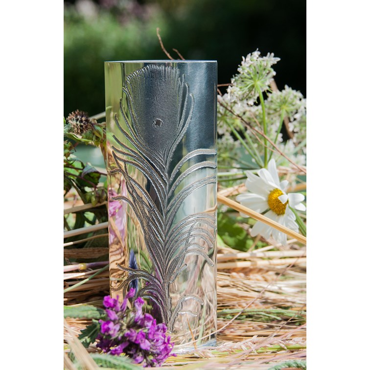 Peacock Pewter Budvase