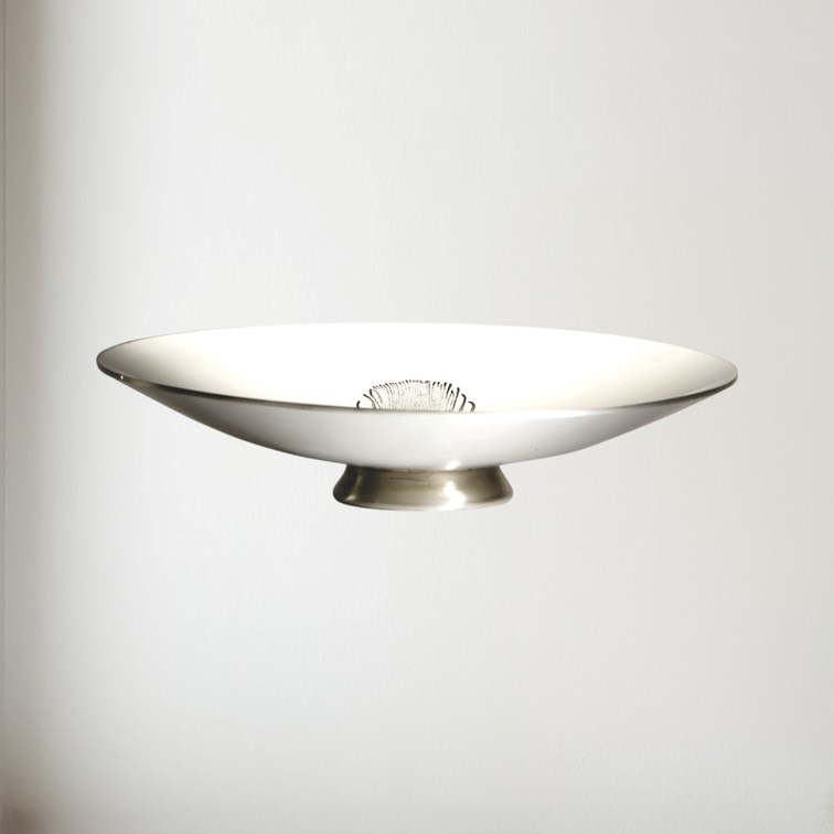 Peacock Pewter  Bowl