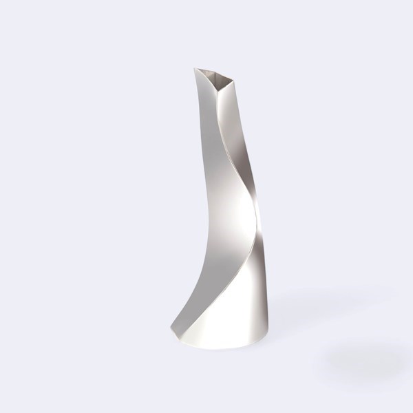 Medium Twist Pewter Vase By Catherine Tutt Medium Twist Pewter Vase By Catherine Tutt