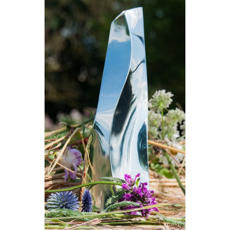 Small Twist Pewter Vase By Catherine Tutt