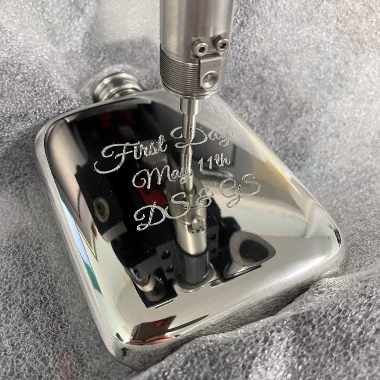 4oz Plain Pewter Pocket Flask