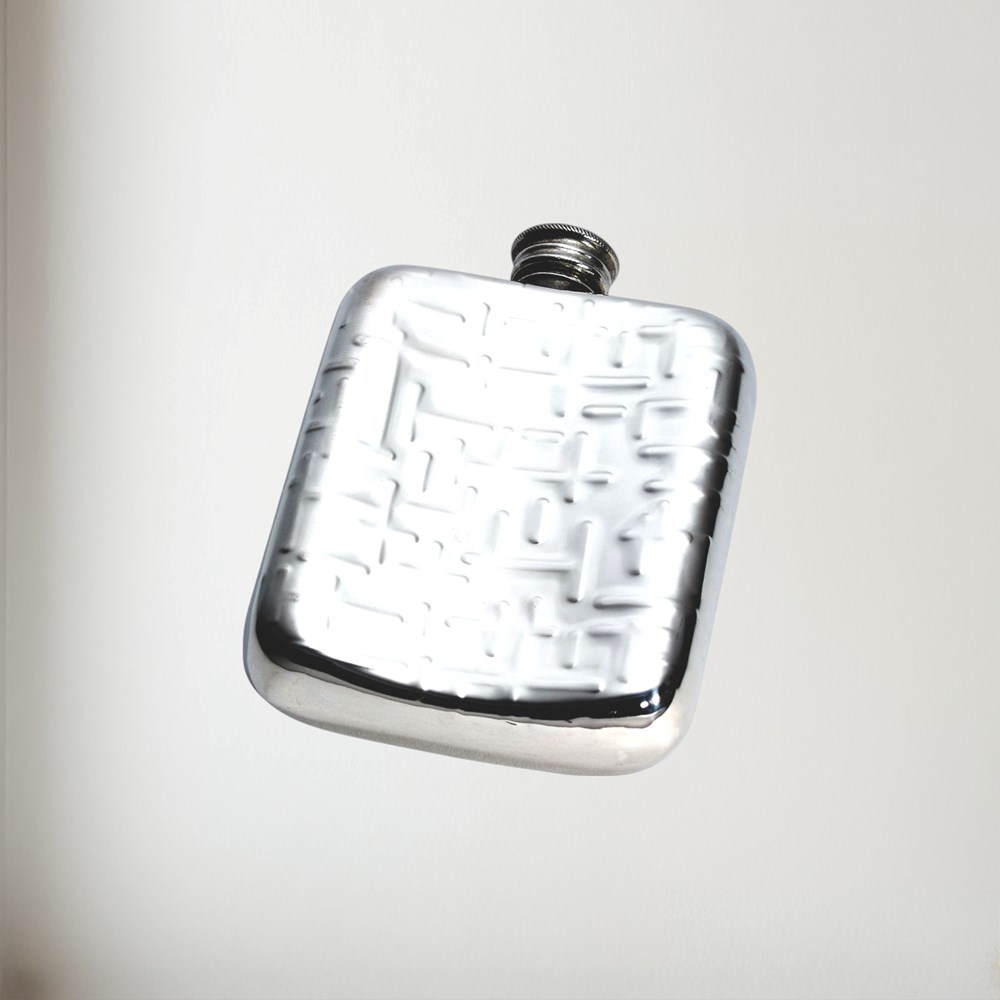 4oz Metropolitan Pewter Pocket Flask