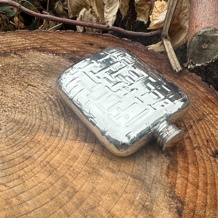 4oz Metropolitan Pewter Pocket Flask
