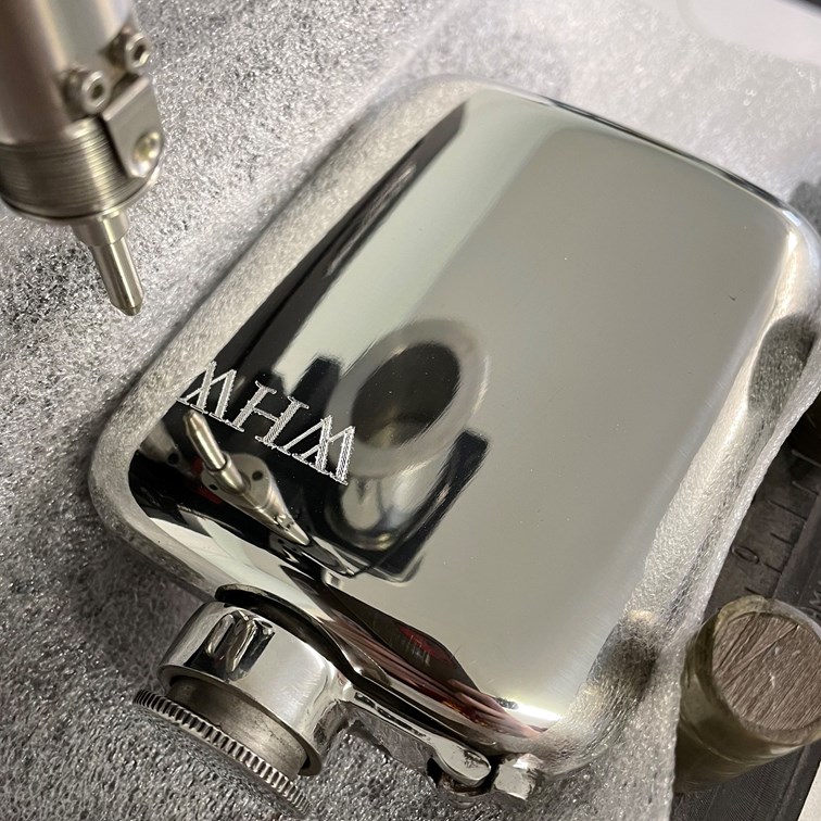 6oz Plain Pewter Pocket Flask With Captive Top