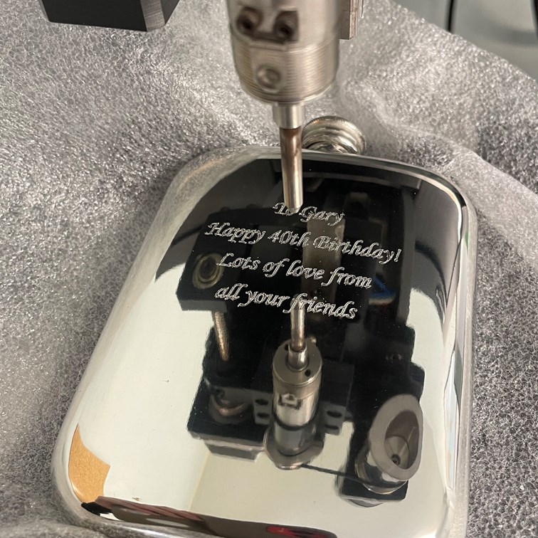 6oz Plain Pewter Pocket Flask