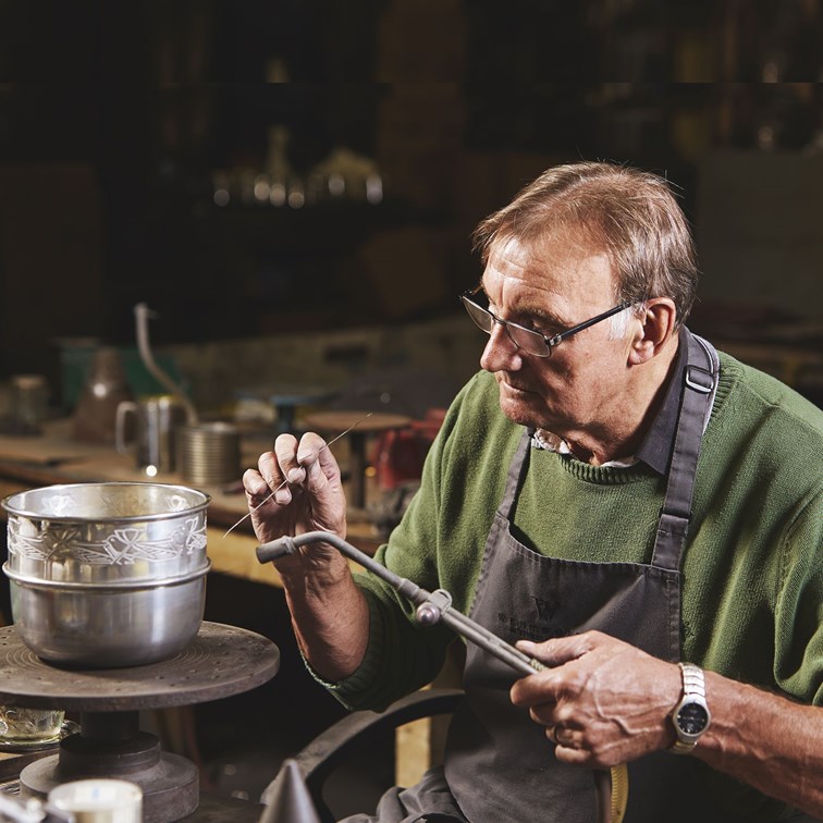 Knox Pewter Birdy Bowl