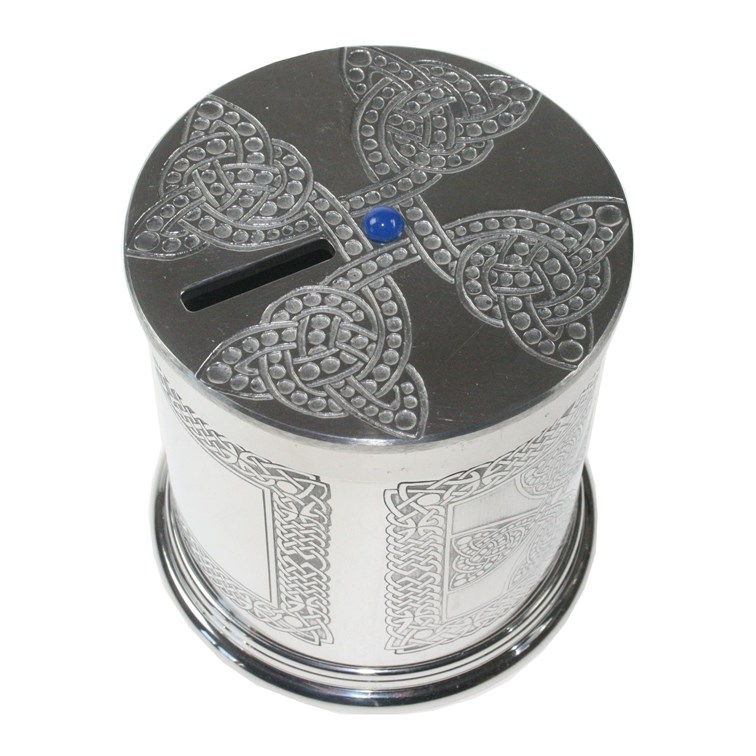 Celtic Cross Pewter Money Box Celtic Cross Pewter Money Box