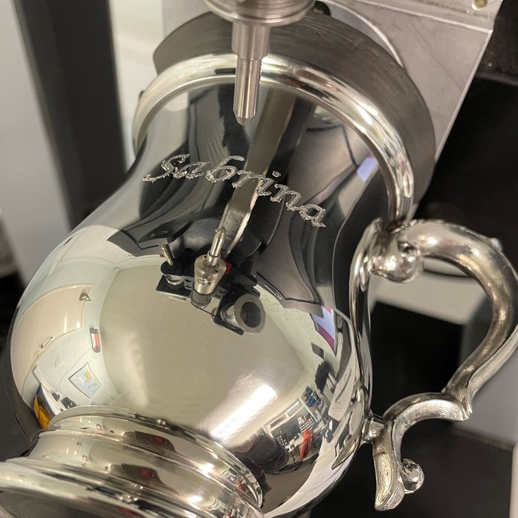 Classic Georgian One Pint Pewter Tankard