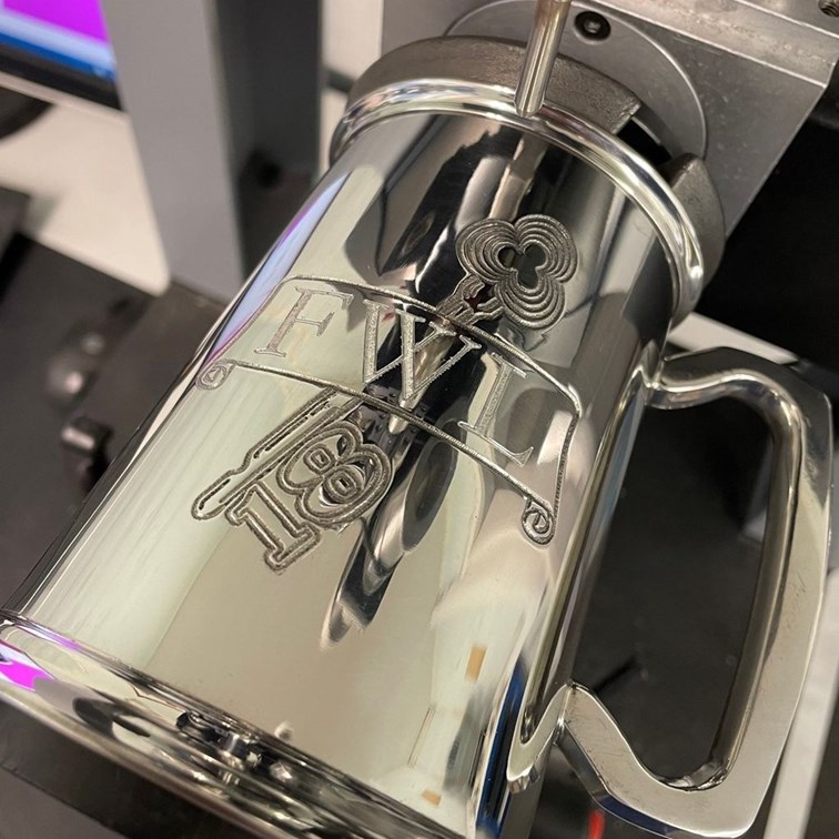 18 Key Stamp One Pint Pewter Tankard