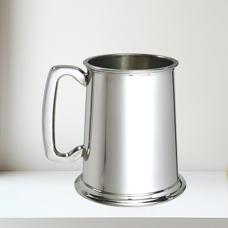 Peacock One Pint Pewter Tankard