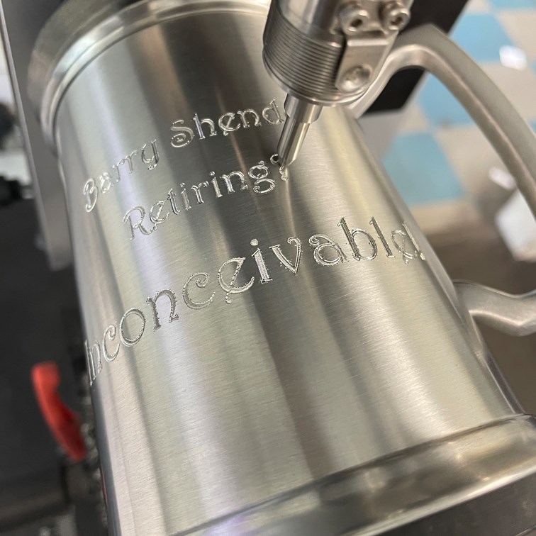 Standard Satin One Pint Pewter Tankard Standard Satin One Pint Pewter Tankard