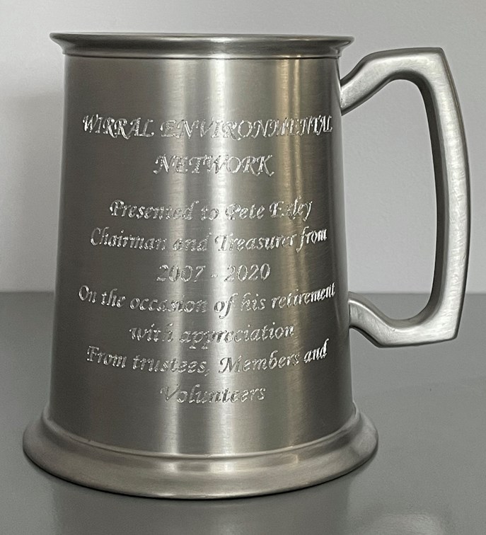 Standard Satin One Pint Pewter Tankard Standard Satin One Pint Pewter Tankard