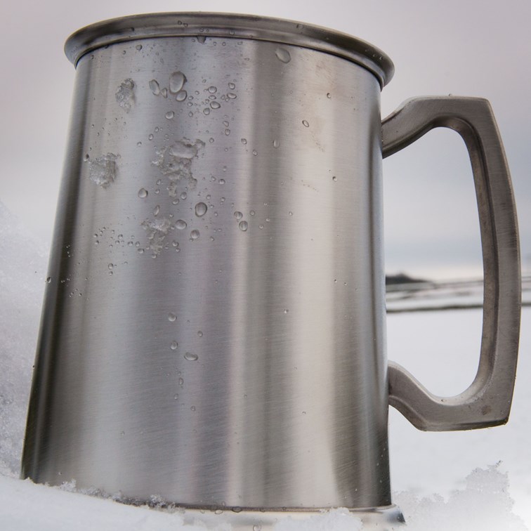 Standard Satin One Pint Pewter Tankard