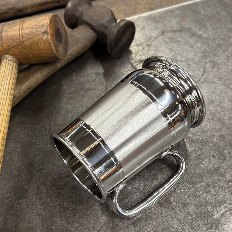 Part Satin One Pint Pewter Howard Tankard