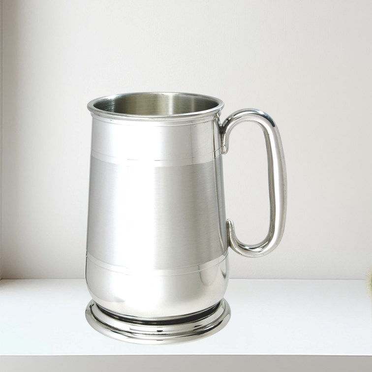 Part Satin One Pint Pewter Howard Tankard Part Satin One Pint Pewter Howard Tankard