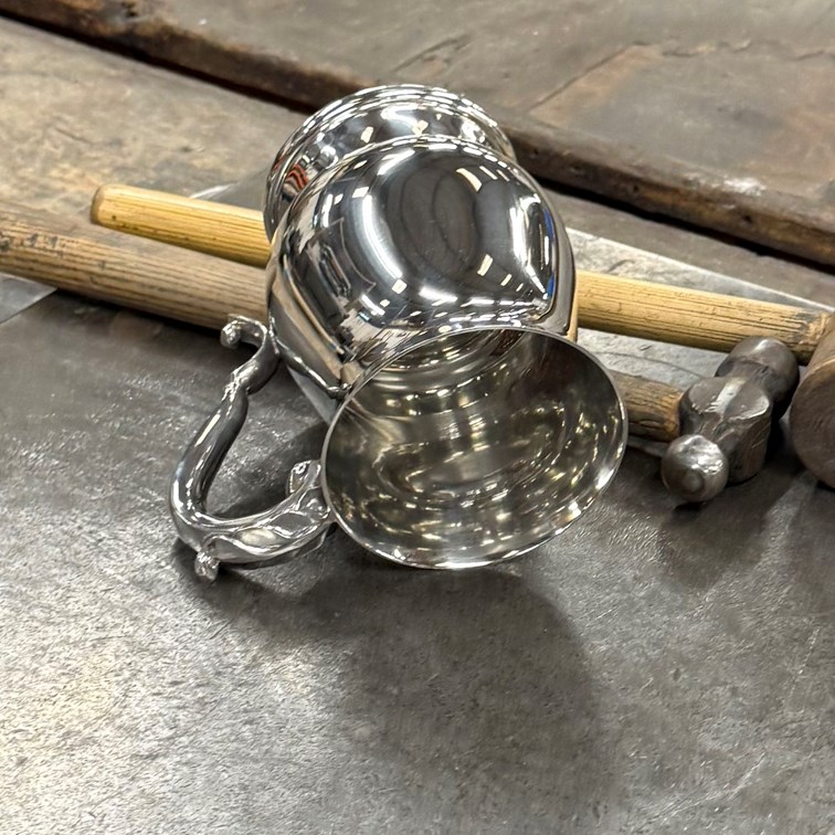 Georgian Pewter One Pint Tankard Georgian Pewter One Pint Tankard