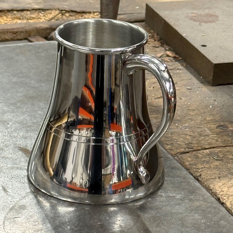 Ships One Pint Pewter Tankard
