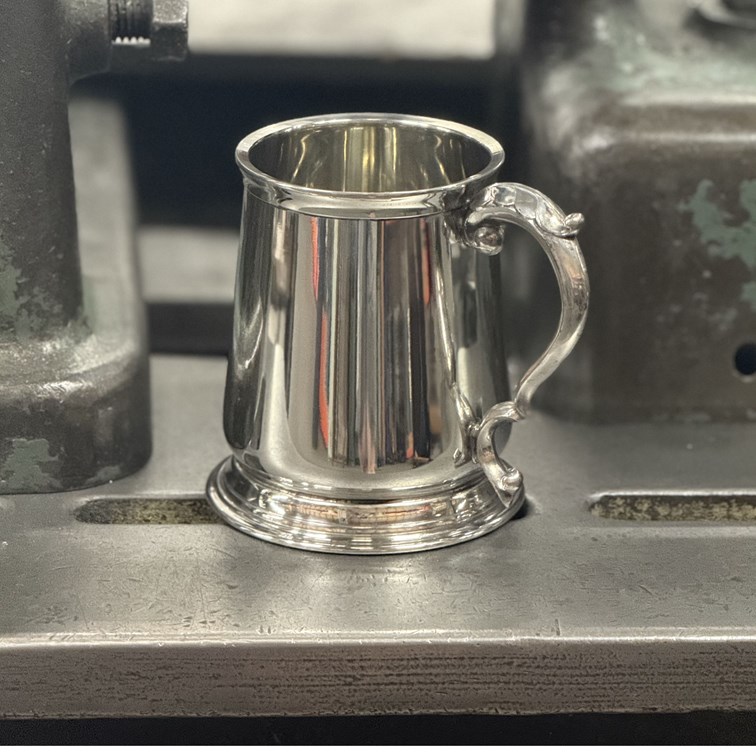 George III One Pint Pewter Tankard