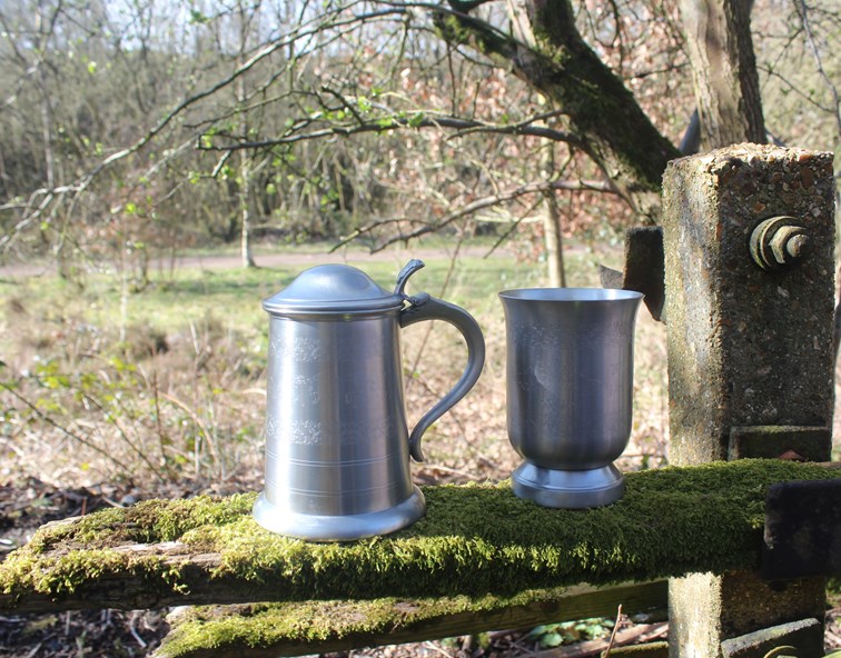 Medieval Hunting Scene Drinking Cup