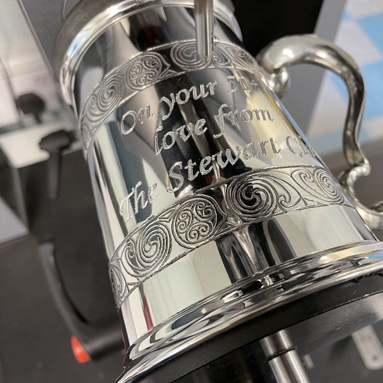 Kells One Pint Pewter Tankard