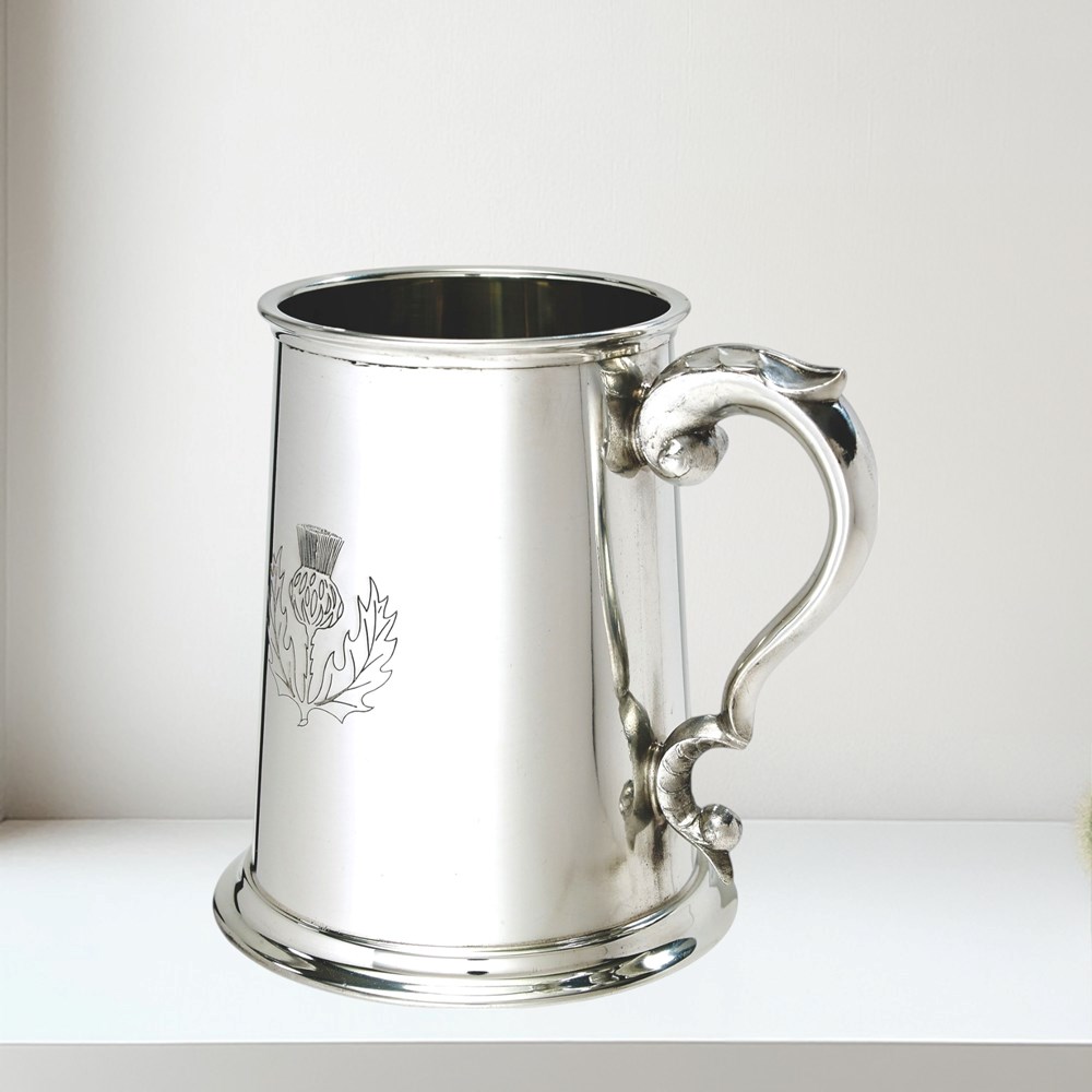 Thistle One Pint Pewter Tankard Thistle One Pint Pewter Tankard