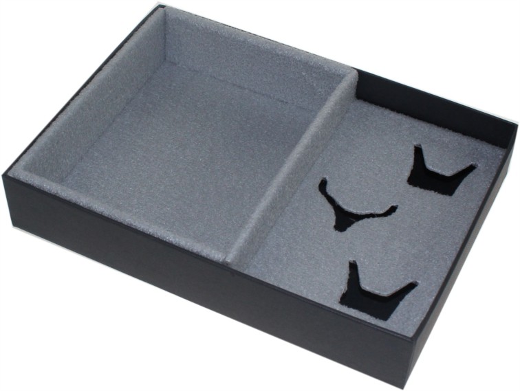 showing the box and insert 